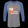 Unisex Triblend Three-Quarter Raglan T-Shirt Thumbnail