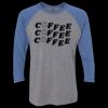 Unisex Triblend Three-Quarter Raglan T-Shirt Thumbnail