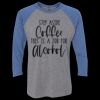 Unisex Triblend Three-Quarter Raglan T-Shirt Thumbnail