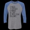 Unisex Triblend Three-Quarter Raglan T-Shirt Thumbnail
