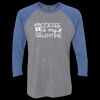 Unisex Triblend Three-Quarter Raglan T-Shirt Thumbnail