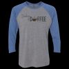 Unisex Triblend Three-Quarter Raglan T-Shirt Thumbnail