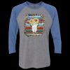 Unisex Triblend Three-Quarter Raglan T-Shirt Thumbnail