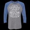 Unisex Triblend Three-Quarter Raglan T-Shirt Thumbnail