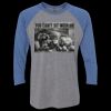 Unisex Triblend Three-Quarter Raglan T-Shirt Thumbnail
