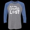 Unisex Triblend Three-Quarter Raglan T-Shirt Thumbnail