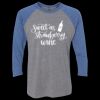 Unisex Triblend Three-Quarter Raglan T-Shirt Thumbnail