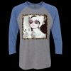 Unisex Triblend Three-Quarter Raglan T-Shirt Thumbnail