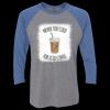 Unisex Triblend Three-Quarter Raglan T-Shirt Thumbnail