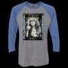 Unisex Triblend Three-Quarter Raglan T-Shirt Thumbnail