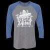 Unisex Triblend Three-Quarter Raglan T-Shirt Thumbnail