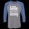 Unisex Triblend Three-Quarter Raglan T-Shirt Thumbnail