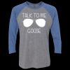 Unisex Triblend Three-Quarter Raglan T-Shirt Thumbnail