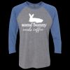 Unisex Triblend Three-Quarter Raglan T-Shirt Thumbnail