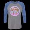 Unisex Triblend Three-Quarter Raglan T-Shirt Thumbnail