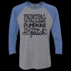 Unisex Triblend Three-Quarter Raglan T-Shirt Thumbnail
