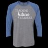 Unisex Triblend Three-Quarter Raglan T-Shirt Thumbnail