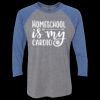 Unisex Triblend Three-Quarter Raglan T-Shirt Thumbnail