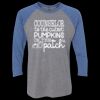 Unisex Triblend Three-Quarter Raglan T-Shirt Thumbnail