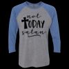Unisex Triblend Three-Quarter Raglan T-Shirt Thumbnail