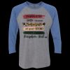 Unisex Triblend Three-Quarter Raglan T-Shirt Thumbnail