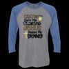 Unisex Triblend Three-Quarter Raglan T-Shirt Thumbnail