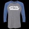 Unisex Triblend Three-Quarter Raglan T-Shirt Thumbnail