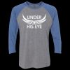 Unisex Triblend Three-Quarter Raglan T-Shirt Thumbnail