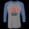Unisex Triblend Three-Quarter Raglan T-Shirt Thumbnail