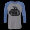 Unisex Triblend Three-Quarter Raglan T-Shirt Thumbnail