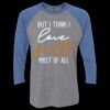 Unisex Triblend Three-Quarter Raglan T-Shirt Thumbnail