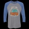 Unisex Triblend Three-Quarter Raglan T-Shirt Thumbnail