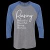 Unisex Triblend Three-Quarter Raglan T-Shirt Thumbnail