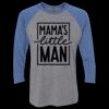 Unisex Triblend Three-Quarter Raglan T-Shirt Thumbnail