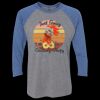 Unisex Triblend Three-Quarter Raglan T-Shirt Thumbnail