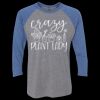 Unisex Triblend Three-Quarter Raglan T-Shirt Thumbnail
