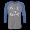 Unisex Triblend Three-Quarter Raglan T-Shirt Thumbnail