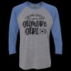 Unisex Triblend Three-Quarter Raglan T-Shirt Thumbnail
