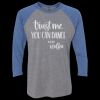 Unisex Triblend Three-Quarter Raglan T-Shirt Thumbnail