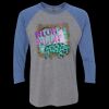 Unisex Triblend Three-Quarter Raglan T-Shirt Thumbnail