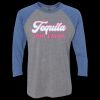 Unisex Triblend Three-Quarter Raglan T-Shirt Thumbnail