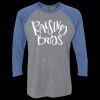 Unisex Triblend Three-Quarter Raglan T-Shirt Thumbnail