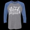 Unisex Triblend Three-Quarter Raglan T-Shirt Thumbnail