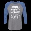 Unisex Triblend Three-Quarter Raglan T-Shirt Thumbnail