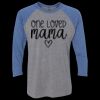 Unisex Triblend Three-Quarter Raglan T-Shirt Thumbnail