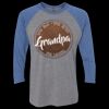 Unisex Triblend Three-Quarter Raglan T-Shirt Thumbnail