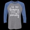 Unisex Triblend Three-Quarter Raglan T-Shirt Thumbnail