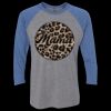 Unisex Triblend Three-Quarter Raglan T-Shirt Thumbnail