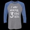 Unisex Triblend Three-Quarter Raglan T-Shirt Thumbnail