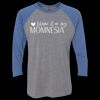 Unisex Triblend Three-Quarter Raglan T-Shirt Thumbnail